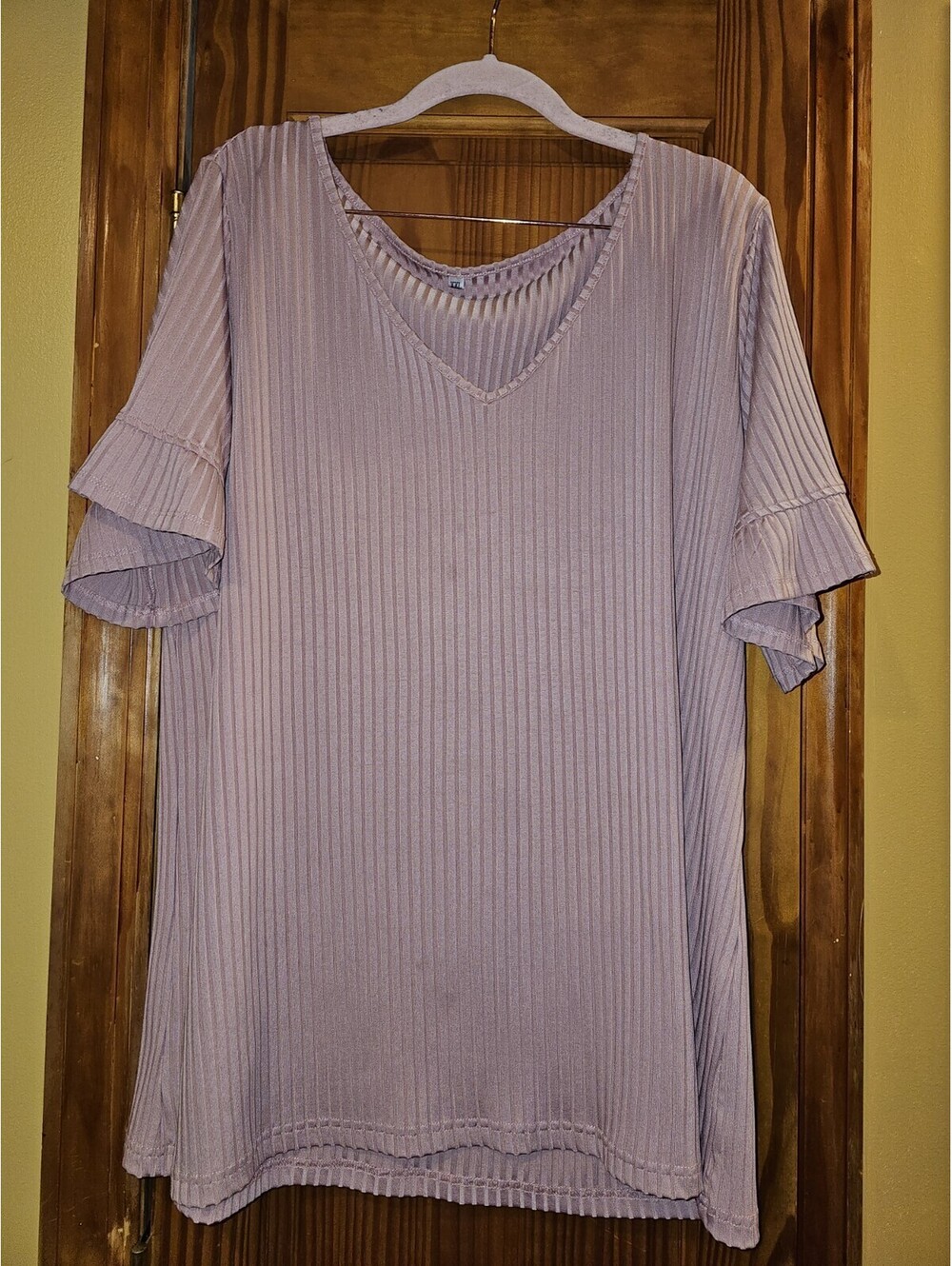 Womens Blush Pink Bouse Size Xxl
